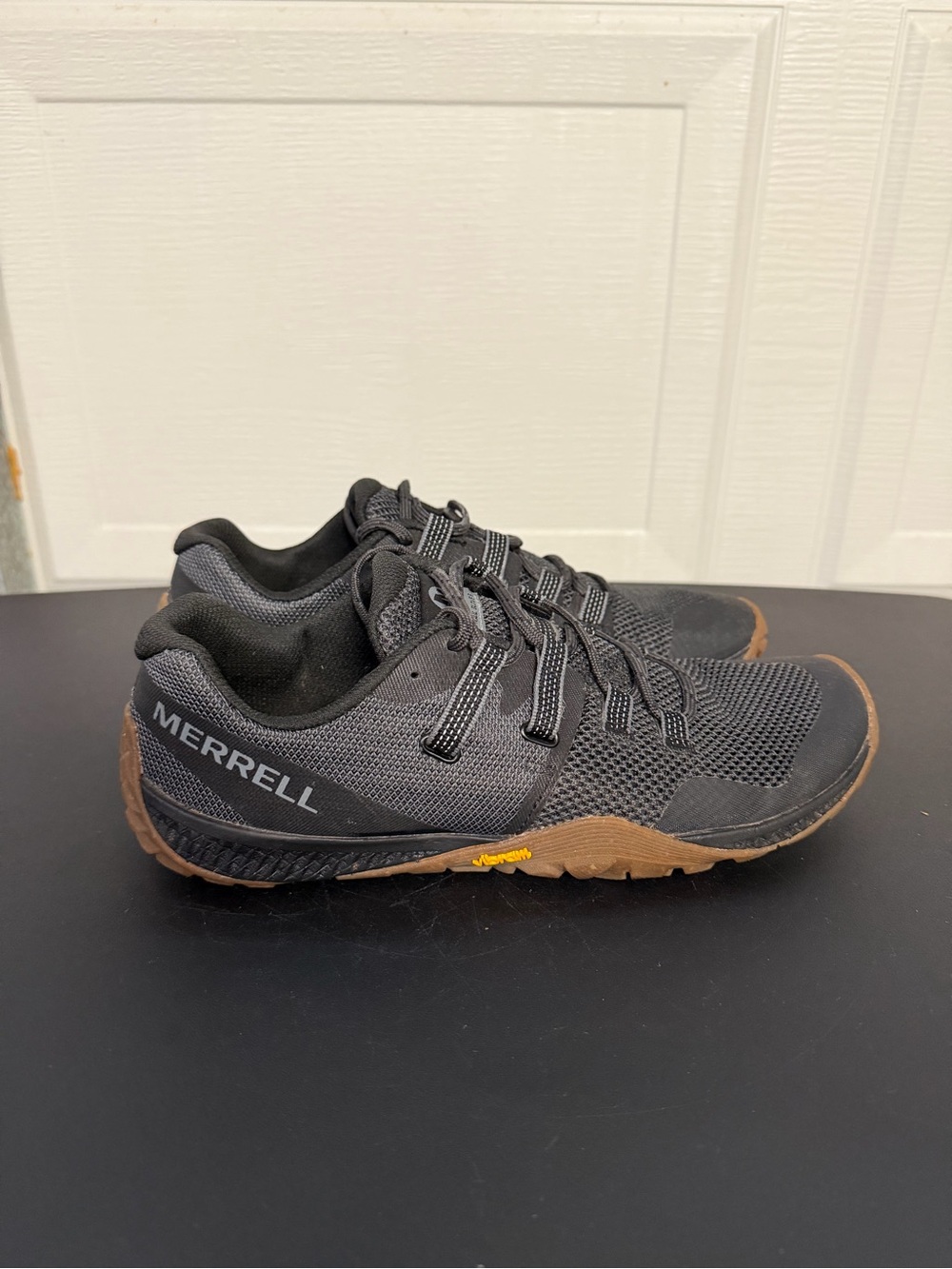 Merrell Men's Trail Glove 6 Barefoot Running Shoes Black J135379 Size 8
